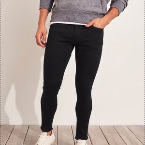 Hollister Extreme Skinny No Fade Black Jeans
